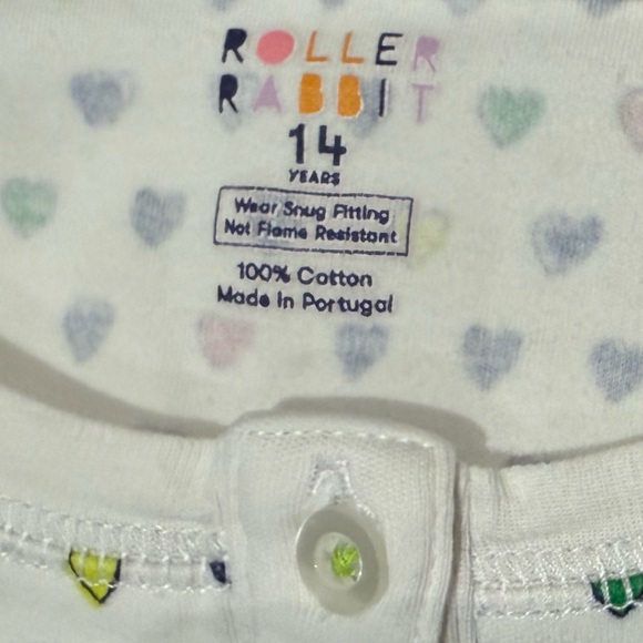 Roller Rabbit girls pajamas size 14 - BAG included! - Picture 4 of 13